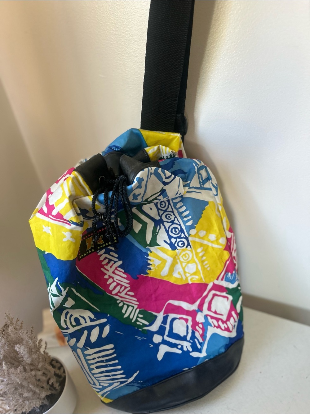 TA Colorblock Drawstring Backpack - Multicolor - Picture 3 of 9